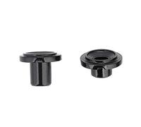 Generic Árbol de Cuerdas de Guitarra, 2 uds., Retenedor Duradero de Aleación de Cobre y Zinc para Accesorio de Pieza de Guitarra Eléctrica (BLACK)