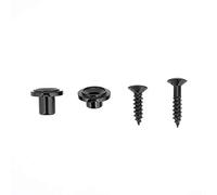 Generic Árbol de Cuerdas de Guitarra, 2 uds., Retenedor Duradero de Aleación de Cobre y Zinc para Accesorio de Pieza de Guitarra Eléctrica (BLACK)
