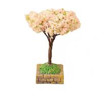 Generic Árbol Modelo de Paisaje en Miniatura, Artesanía Exquisita con Base Estable para Decoraciones de Bricolaje y Acento del Hogar, Resina, 1,10x2,76x1,77in, 1 Unidad (Cereza)