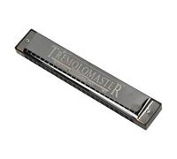 Generic Armónica de órgano Bucal Polifónico Profesional con Llave C, 24 Orificios, Color Negro Deslumbrante, para Regalos de Niños, Resina ABS (Negro brillante)