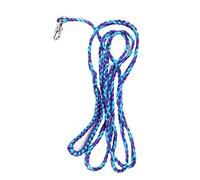 Generic Arnés Trenzado de Nailon Ajustable para Mascotas Pequeñas con Campana para Entrenamiento de Caminata de Hámster, Conejillo de Indias, Correa Larga para Mascotas Pequeñas (Gradiente Azul y