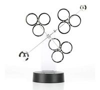 Generic Arte Giratorio Maravilloso de Movimiento Perpetuo para Regalos de Oficina de Escritorio, Metal + Plástico, 12,6 Pulgadas de Altura, 1 Pieza