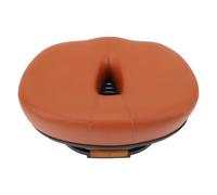 Generic Asiento de Bicicleta sin Nariz, Cojín Ancho para Sillín, Asiento de Repuesto Transpirable Que Absorbe los Golpes para Hombres y Mujeres, Diseño Hueco Integrado, Material de Espuma (Brown)