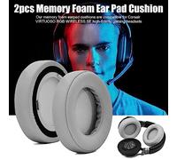 Generic Auriculares Auriculares, Alurices Cómodas 1 par de Transpirabilidad Mantenimiento (Par de Paquetes de Orejas Grises)