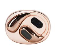 Generic Auriculares de Traducción AI en Tiempo Real 140 Idiomas Intérprete Beige Amarillo para Reuniones de Negocios Material ABS