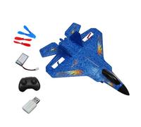 Generic Avión Control Remoto Planeador de Ocio con Espuma Ligera, Juguete de Avión, Avión Control Remoto para Niños, Niños, Niñas, Azul