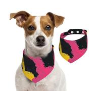 Generic Baberos triangulares con estampado de leopardo, lindos pañuelos para perros, ajustables con broches, para perros, cachorros y gatos