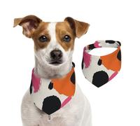 Generic Baberos triangulares con estampado de leopardo, lindos pañuelos para perros, ajustables con broches, para perros, cachorros y gatos