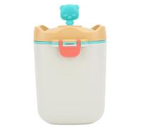 generic Baby Milk Powder Box Portable Fórmula Contenedor Dispensador Contenedor de Leche Multifuncional Sellado para el Exterior para Exteriores (Amarillo)