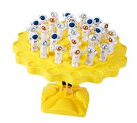 Generic Balance Tree Puzzle Game Toy para Niños, Desarrolla Habilidades de Equilibrio y Estimula el Desarrollo Intelectual para la Interacción Entre e Hijos, Material Plástico (Amarillo Grande)