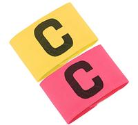 Generic Bandas del Capitán Arm para Fútbol, Capitanes Armband Capitán de Fútbol Armband con 10 Piezas de Nylon para (Rosado)