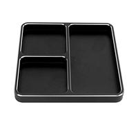 Generic Bandeja de tornillos de aleación de aluminio, soporte magnético para tornillos RC, organizador de herramientas de aluminio CNC con base antideslizante para reparación de aviones de coche