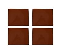 Generic Bandejas Deshidratadoras de Silicona, 4 Piezas, Diseño de Borde, Antiadherentes, de Grado Alimenticio, para Hacer Pieles de Frutas y Cecina, Seguras para Uso en la Cocina, 12,2x10,2 Pulgadas