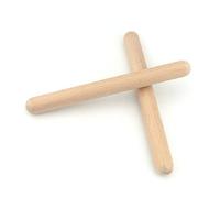 Generic Baquetas de Ritmo de Madera Musical, Sonido Claro para Niños, Clase de Música Escolar, Paquete de 2 Baquetas de Claves, Madera Maciza de 7,9 X 0,8 Pulgadas, para Grupos de Coro y Orquesta (1