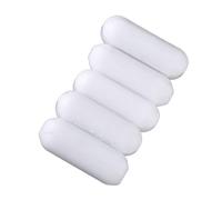 Generic Barra Agitadora Magnética de PTFE, Mezclador de Laboratorio de Color Blanco, Spinner Antipulgas para Agitación de Laboratorio de Alta Temperatura para Químicos, 5 uds. (Politetrafluoroetileno)