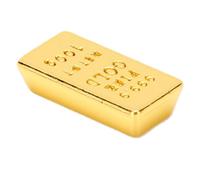 Generic Barra de Oro Falsa Galvanizada con Ladrillos de Oro en Miniatura para Narraciones Visuales y Sesiones de Juego (S)