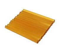 Generic Barra de Pegamento de Fusión en Caliente Duradera, Barra de Pegamento para Extensión de Cabello, Curado Rápido para Estilismo de Peluca, Extensión de Cabello, Metal de Madera, 12 Uds. (YELLOW)