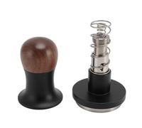 Generic Base de café, Acero Inoxidable Cargado de Primavera -herramienta de café de Madera de Mela (51 mm/2 pulgadas)