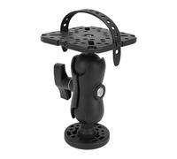 Generic Base de Montaje del Buscador de Pescado, Portavasos Electrónicos de Bote Giratorios de 360 ° con Base de 2.6 Pulgadas ABS Matial para Canoa de Pontón de Kayak Marino