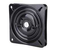 Generic Base Giratoria para Silla, Taburete Silencioso de Rebote de 180°, Placa Giratoria para Barra de Oficina en Casa, Acero Laminado en Frío de 7 Pulgadas