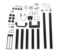 Generic Bastidor de Chasis con Marco de Aluminio Abierto para Bricolaje con Buena Disipación de Calor para Placas Base ITX y Placas Base 17x17/17x19, Sólido y Estable para Entusiastas del Bricolaje,