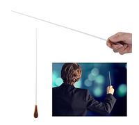 Generic Bastón de Música Bastón de Director Profesional con Cómodo para Dirección de Orquesta Ideal para Músicos y Profesores Hecho de Fibra de Vidrio Duradera (YELLOW)