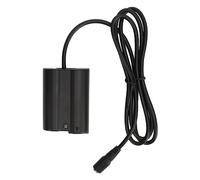 Generic Batería Simulada con Acoplador de CC EN-EL15 con Adaptador de Carga Rápida para Cámaras DSLR, Fuente de Alimentación Continua, Compatible con Fotografía