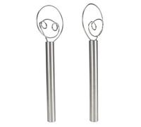 Generic Batidor de Masa de Acero Inoxidable en Espiral, Agitador de Mezcla Antiadherente para Suministros para Hornear, Herramienta de Cocina para Muffins, Pasteles, Panqueques de Acero Inoxidable 304