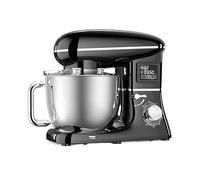 Generic - Batidora de pie de 6 L, mezclador eléctrico con pantalla de visualización, máquina automática de pasta de 6 velocidades con cuenco de acero inoxidable, protección contra salpicaduras, gancho