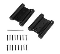 Generic Bisagra de Resorte de Compuerta Automática, 1 par de Bisagra de Resorte de Doble Acción de Acero Inoxidable Procesamiento de Múltiples Capas para Barra