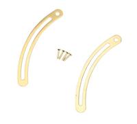 Generic Bisagra de Soporte de Tapa de Cobre Retro, Bisagra Duradera de Soporte de Tapa Vintage para Joyero, Juego de 20 para Muebles (Color latón)