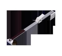 Generic Bisagra Ventana Abatible Limitador de refuerzo viento deslizante for ventana acero y plástico, telescópica, limitador fijo, controlador ángulo, accesorios for puerta
