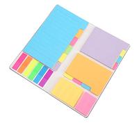 Generic Blocs de Notas Adhesivas, Juego Repasable de Textura Transparente para Regalos de Empresa, Papel Ligero, 20,6 X 10,4 Cm
