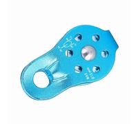 Generic Bloque de Polea de Aleación de Aluminio Resistente para Seguridad en Escalada, Fuerza de Tracción de 1000 Kg, Adecuado para Cuerda de 8-12 Mm (Blue)