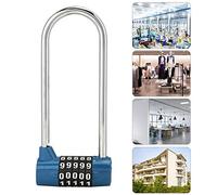 Generic Bloqueo del Bloqueo de Código de Aleación del Gabinete de Zinc, U, Seguridad para el Casillero Smart for Access Control Antift Vol (BLUE)