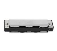 Generic Blues Harmonica Sonido Transparente Profesional para Principiantes, Resina ABS, un órgano Bucal Clave para Rendimiento, Negro/blanco/naranja/azul, con Bolsa de Armónica, Paño y Manual de