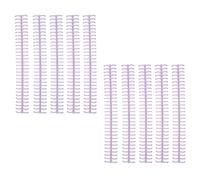 Generic Bobinas de Encuadernación de Plástico Duraderas y Resistentes, 10 Unidades para Compilación de Hojas Sueltas, 1/2 Pulgada de Diámetro para Escuelas y Uso Doméstico (PURPLE)