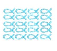 Generic Bobinas de Encuadernación en Espiral, 20 Piezas, Material ABS, Espirales Coloridas para Estudiantes y Profesionales (BLUE)