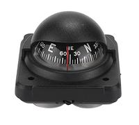 Generic Bola de Brújula para Automóvil para Observación Conveniente y Herramienta de Calibración de Alta Precisión, Soporte de Tablero de Navegación Plegable Ajustable para Auto Barco RV, ABS +