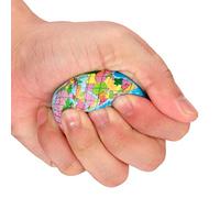 Generic Bola de Espuma con Mapa del Mundo, Suave y Duradera, para Aliviar el Estrés para Niños y Adultos, Agarre de Manos para Ejercicio, Bola de Palma Atlas Globe para Muestras de Exhibición, (A)