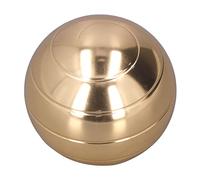 Generic Bola de Giroscopio de Aleación de 45mm con Ranura en Espiral, Juguete Giratorio Portátil para Aliviar la Ansiedad, Oficina, Escuela, Material Duradero (Dorado)