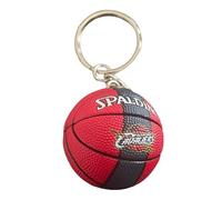 Generic Bola llavero compatible con NBA Cavaliers en estuche color unicornio baloncesto gadget accesorios idea regalo hombre mujer niño colgante creativo 3D, rojo, Talla única