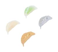 Generic Bolas de Masa Artificiales, Modelo de Bola de Masa Decorativa en Miniatura con Llavero Realista de PVC para Accesorios de Fotografía (4 Colores Mezclados)