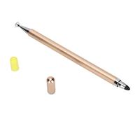Generic Bolígrafo Activo Digital Stylus 2 en 1, Bolígrafos Capacitivos para Pantalla Táctil, Amplia Aplicación para Tabletas, Bloc de Notas de Plástico (Gold)