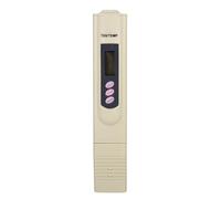 Generic Bolígrafo Digital de Prueba de Calidad del Agua, Medidor TDS de Pureza para Piscinas, Spas, Hidroponía, Acuicultura, 0-9999 PPM, Temperatura Portátil (GREY)
