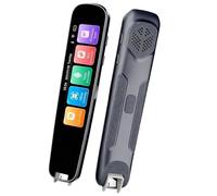 Generic Bolígrafo traductor de idiomas con tarjeta de 64 G, pantalla táctil de 3.7 pulgadas, 142 idiomas en línea y 10 traducciones sin conexión, traductor de voz en tiempo real, bolígrafo de lectura
