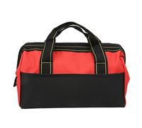 Generic Bolsa de Almacenamiento de Herramientas, Bolsa de Herramientas en Boca de 13 Pulgadas de Ancho, Bolsillos Múltiples para Uso en el Hogar (Rojo)