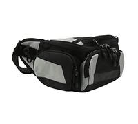 Generic Bolsa de Cadera de Motocicleta, Bolsa de Cadera de Carreras en una Red Interna Ligera para la Motocicleta (Gray)