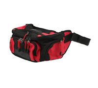 Generic Bolsa de Cadera de Motocicleta, Bolsa de Cadera de Carreras en una Red Interna Ligera para la Motocicleta (Rojo)
