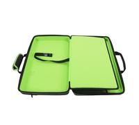 Generic Bolsa de Controlador DJ de Doble Cremallera, Protección de Espuma Acolchada, Se Adapta a DDJ-FLX4, DDJ-400, DDJ-SB3, Caja de Almacenamiento Dura Ligera, con Relleno de Espuma